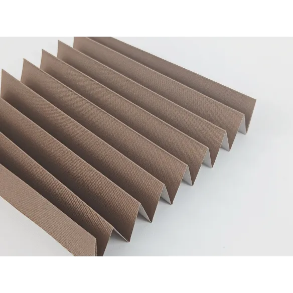 Tkanina Coral termo 214 brąz do produkcji rolet plisowanych