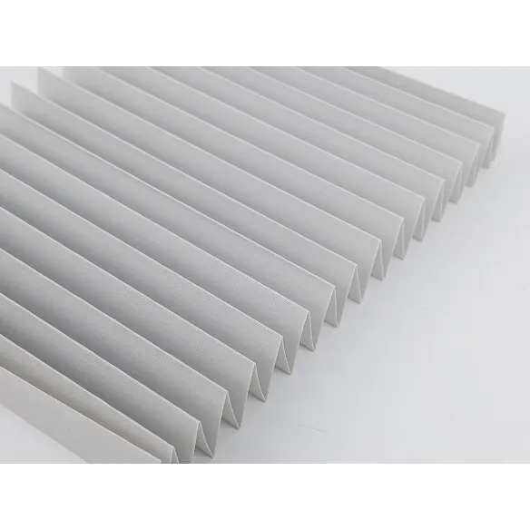 Tkanina Coral termo 211 jasny-szary do produkcji rolet plisowanych