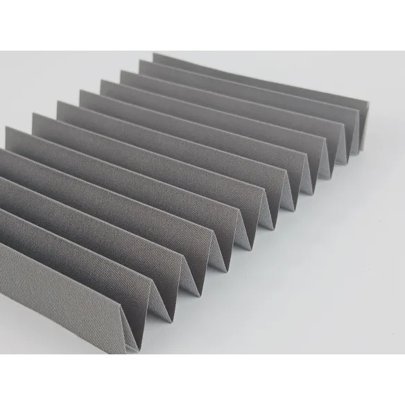 Tkanina Coral Termo 212 ciemny szary do produkcji rolet plisowanych