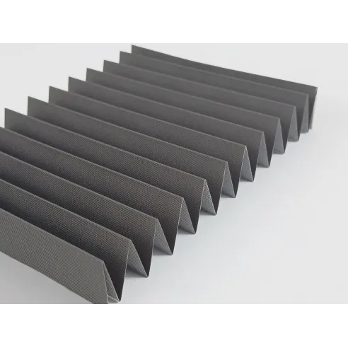 Pleated fabric Coral Termo 237 graphite
