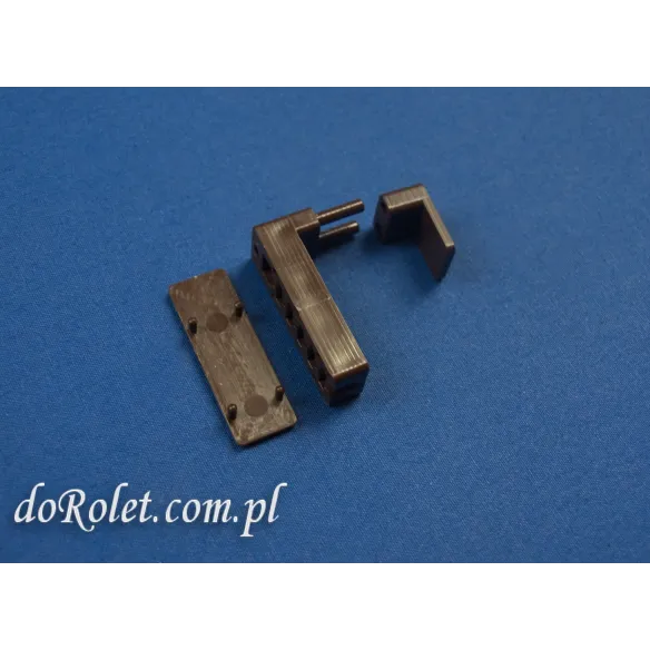 Uchwyt regulowany bezinwazyjny do plis