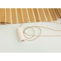 Wooden blind cord weight - white
