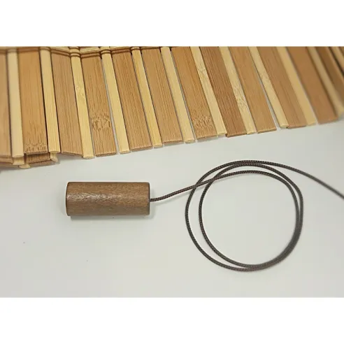 Schnurgewicht aus Holz - Walnuss dunkel