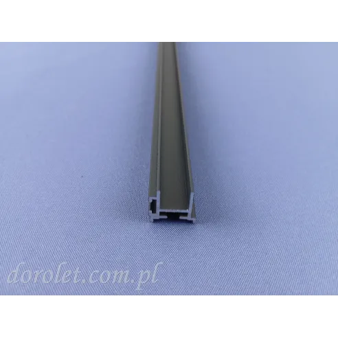 Profil dolny "H" do szkła system przesuwny Easy Glass- antracyt