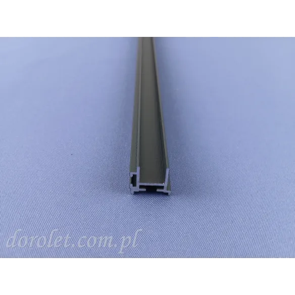 Profil dolny "H" do szkła system przesuwny Easy Glass- antracyt