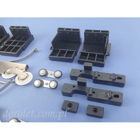 Pakiet montazowy 3 tory system przesuwny Easy Glass