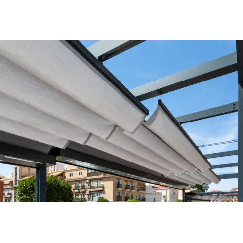 Profil Aluminiowy Poprzeczny do Pergoli Rolety 40x19 Antracyt RAL 7016