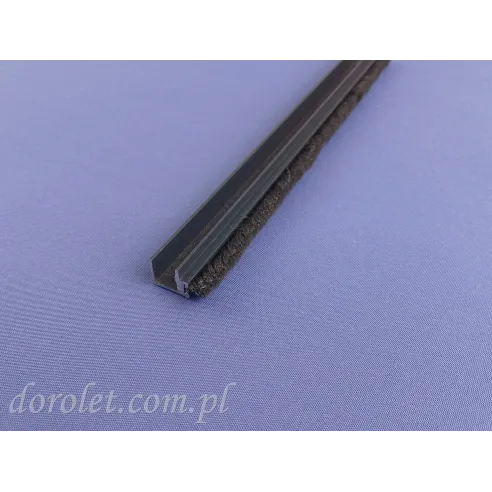 Listwa pionowa na szybę do systemu drzwi przesuwnych ze szkła