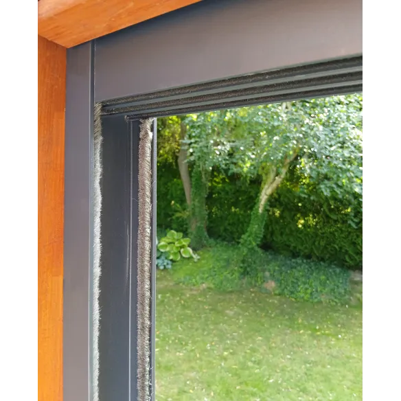 4-track system for external sliding glass doors