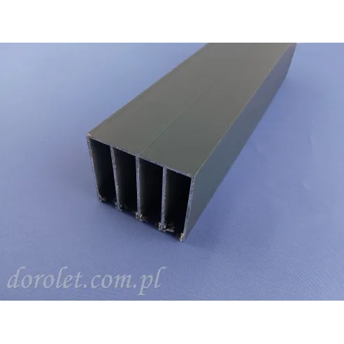 Profil górny 4 torowy do szklanych drzwi przesuwnych tarasowych