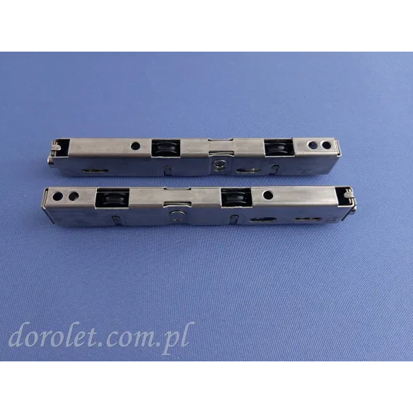 4-track system for external sliding glass doors
