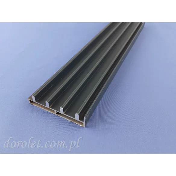 4-track system for external sliding glass doors