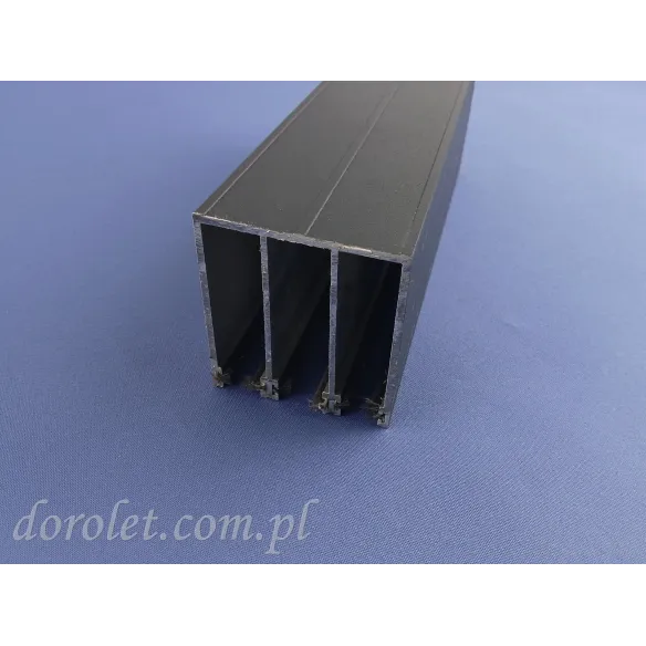 Profil górny 3 torowy do systemu drzwi przesuwnych ze szkła