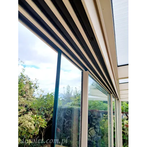 Listwy pionowe na szyby przesuwne , ścianki szklane zewnętrzne