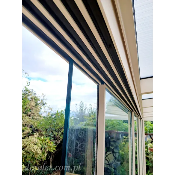 Listwy pionowe na szyby przesuwne , ścianki szklane zewnętrzne