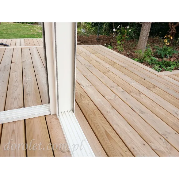 Zabudowa tarasu - Ścianki szklane przesuwne