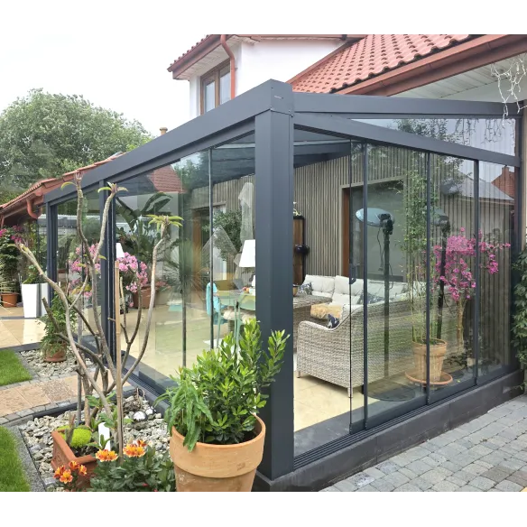 Drzwi szklane przesuwne tarasowe