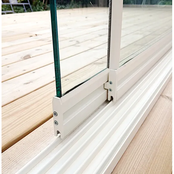 Drzwi przesuwne zewnętrzne - ścianki szklane 6 szyb