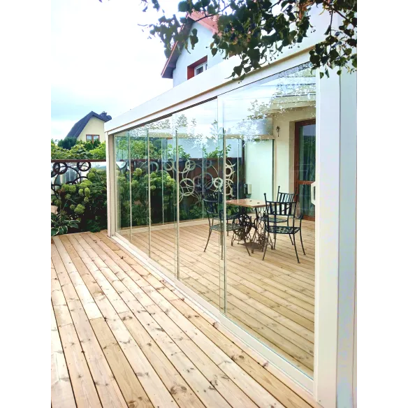 Glasschiebewandsystem 5-flügelig | Terrassenverglasung & Balkon