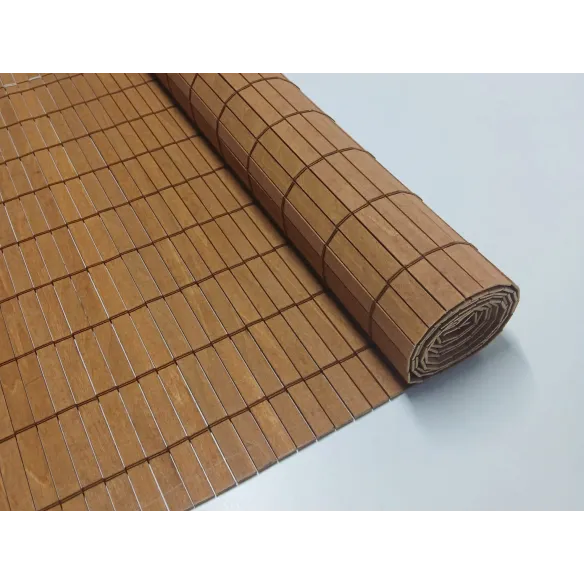 Light Brown Bamboo Mat Custom Size | Balcony Privacy Screen