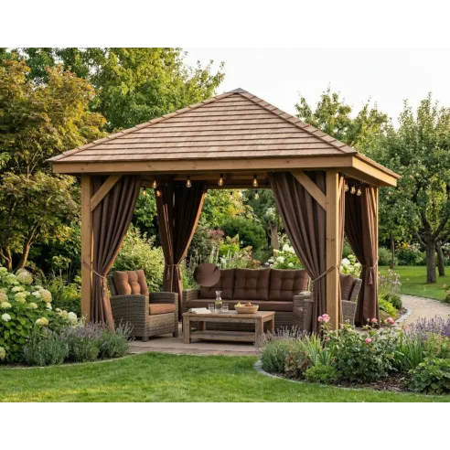 Outdoor Oxford Fabric 086 Brown – Waterproof & Durable 200gsm