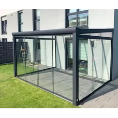 Sliding Glass Door System for Terraces & Verandas | 10mm Tempered Glass