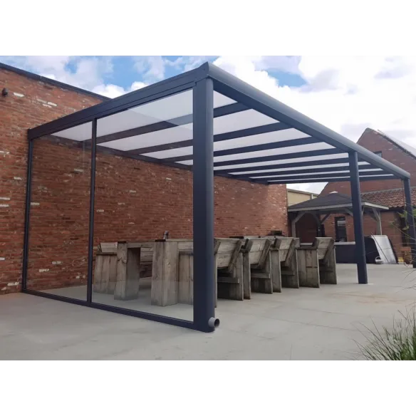 Fixed Glass Wal for Werandas and Pergolas
