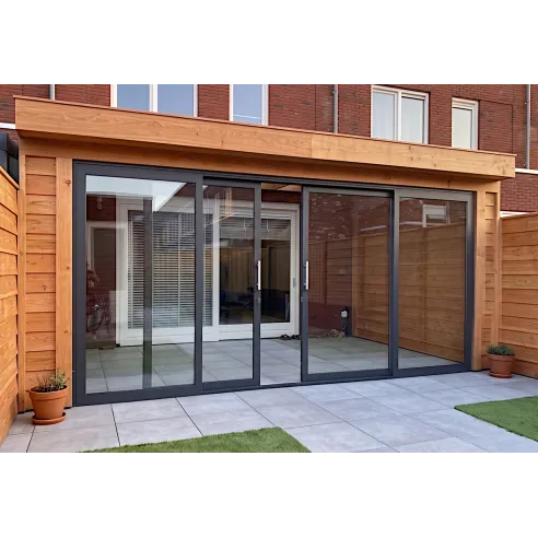 Elite Sliding Glass System – Custom Terrace & Pergola Enclosure