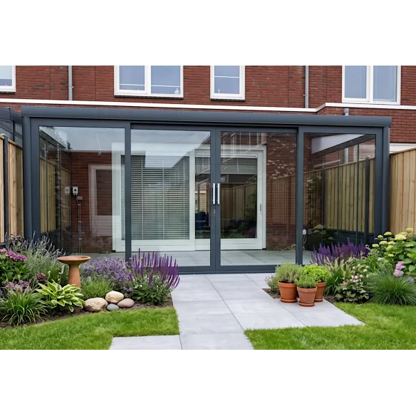 Elite Sliding Glass System – Custom Terrace & Pergola Enclosure
