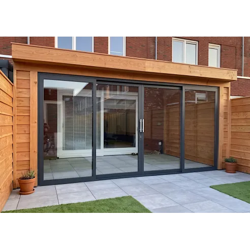 Elite Sliding Glass System – Custom Terrace & Pergola Enclosure