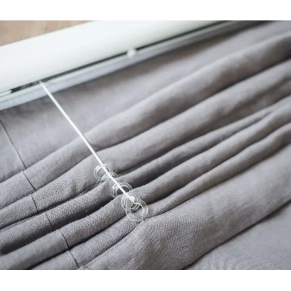 Transparent Roman Blind Rings Ø 9/13 mm | Clear PVC Eyelets