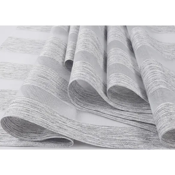 Day-Night Roller Blind Fabric - LUX 21 White-Grey