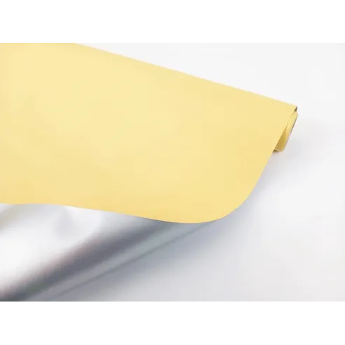 Blackout Silver Roller Blind Fabric – Yellow 059