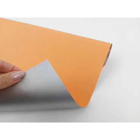 Rollo-Stoff Blackout Silver – Orange 060