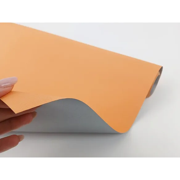 Rollo-Stoff Blackout Silver – Orange 060
