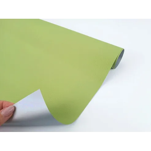 Blackout Silver Roller Blind Fabric – Green 205