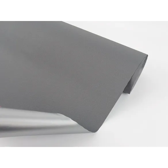 Blackout Silver Roller Blind Fabric – Graphite 061