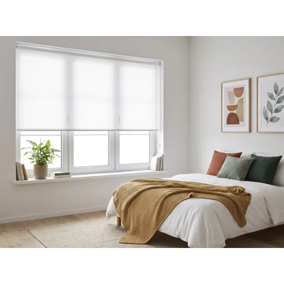 Roller Blind Fabric Jolanta 800 - white | Replacement Fabric for Blinds | Dorolet