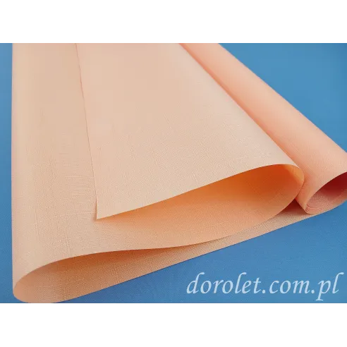 Tkanina do rolet wewnętrznych Jolanta 2071 łosoś - materiał na rolety