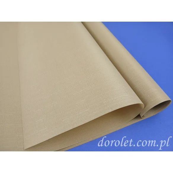 Tkanina do rolet zwijanych 502 beż - materiał na rolety