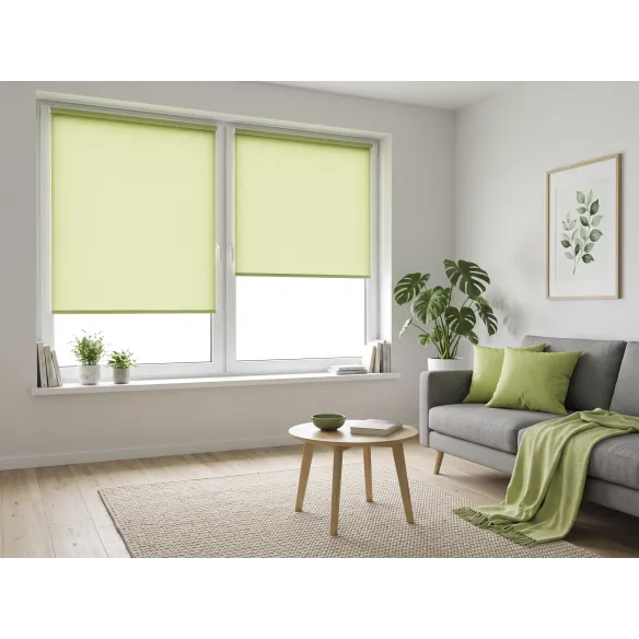 Rollostoff Jolanta 873 - erbsenogrün