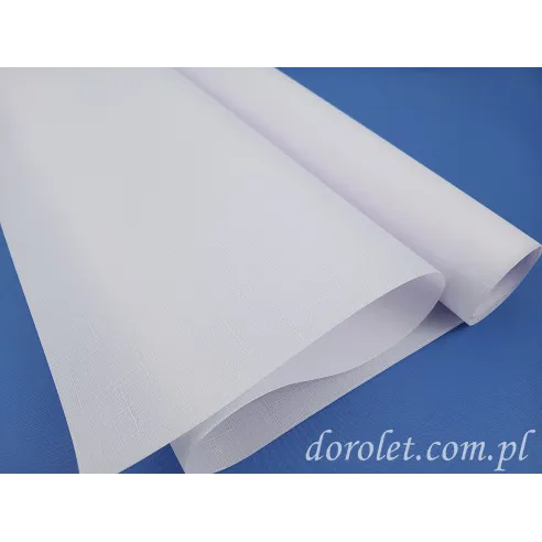 Tkanina do rolet zwijanych Jolanta 800 biały - materiał na rolety