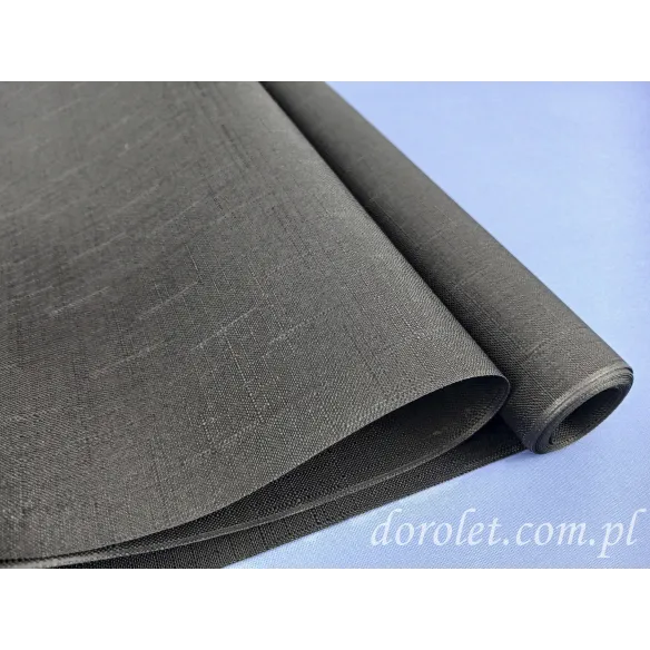 Roller blind fabric Jolanta 2136 - black