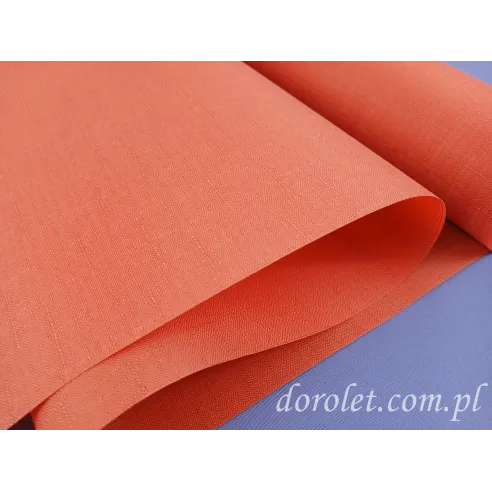 Roller blind fabric Jolanta 2095 - red brick