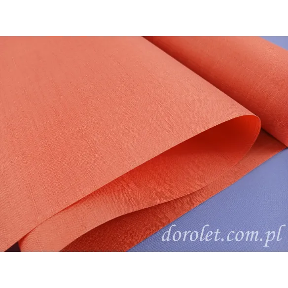 Rollostoff Jolanta 2095 - ziegelrot