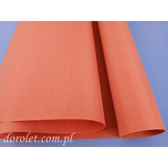 Roller blind fabric Jolanta 2095 - red brick