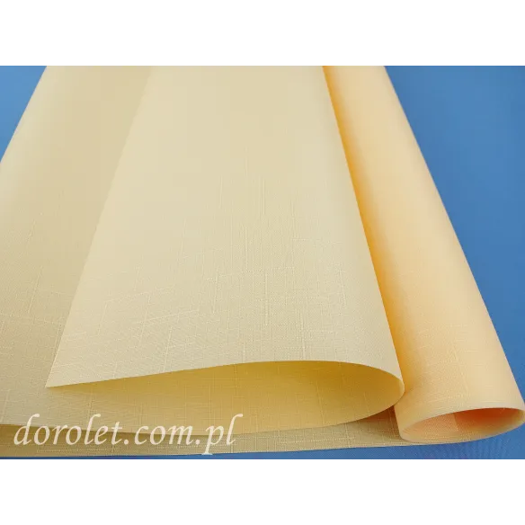 Roller blind fabric Jolanta 2072 - light yellow