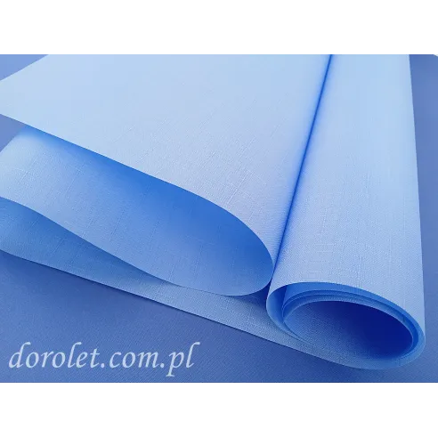 Roller blind fabric Jolanta 2074 - light blue